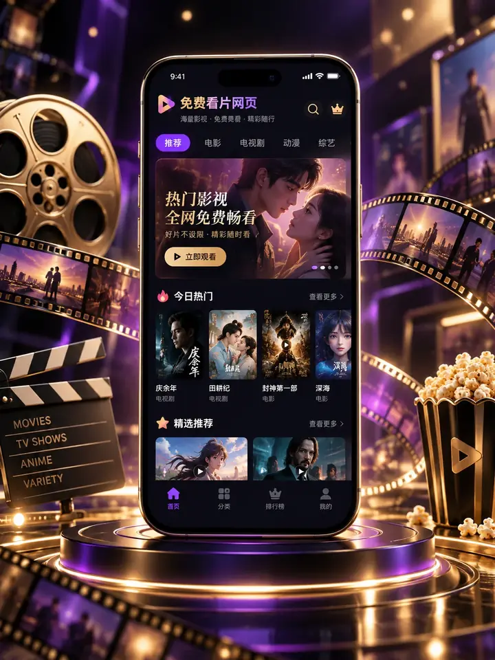 免费看片网页APP移动体验说明
